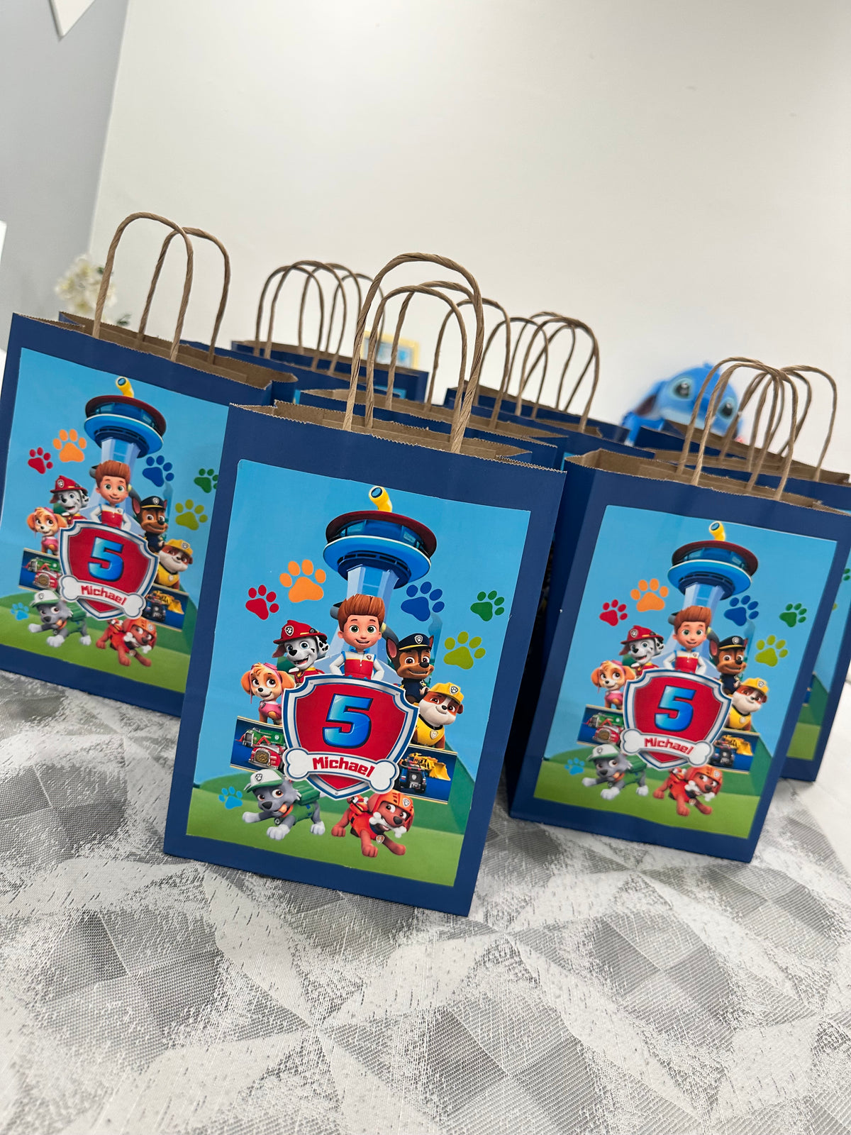Personalized Birthday Party Favor Bags