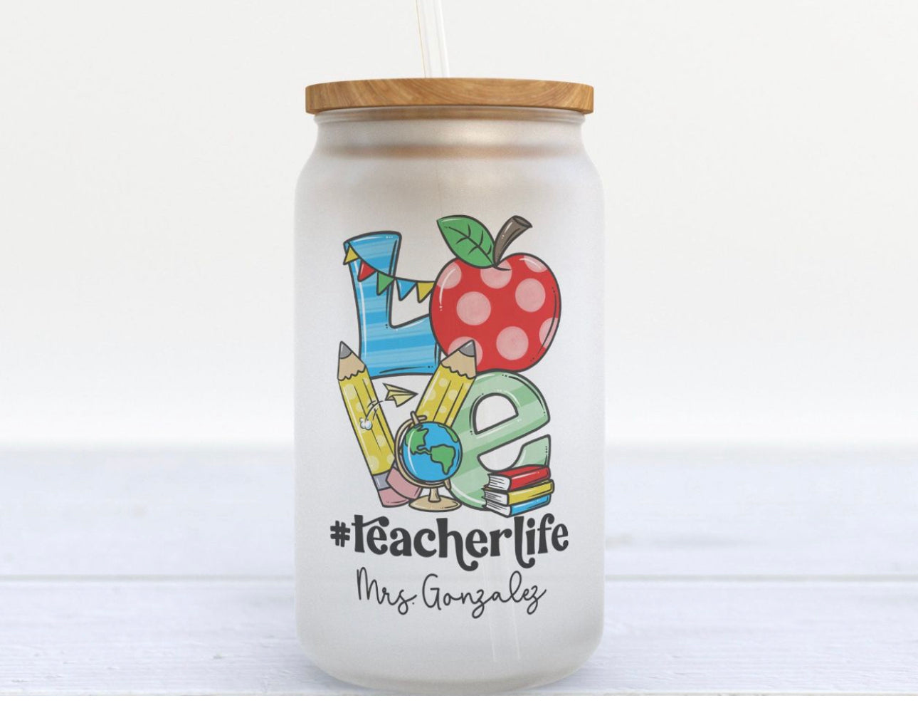 Teacher can glass