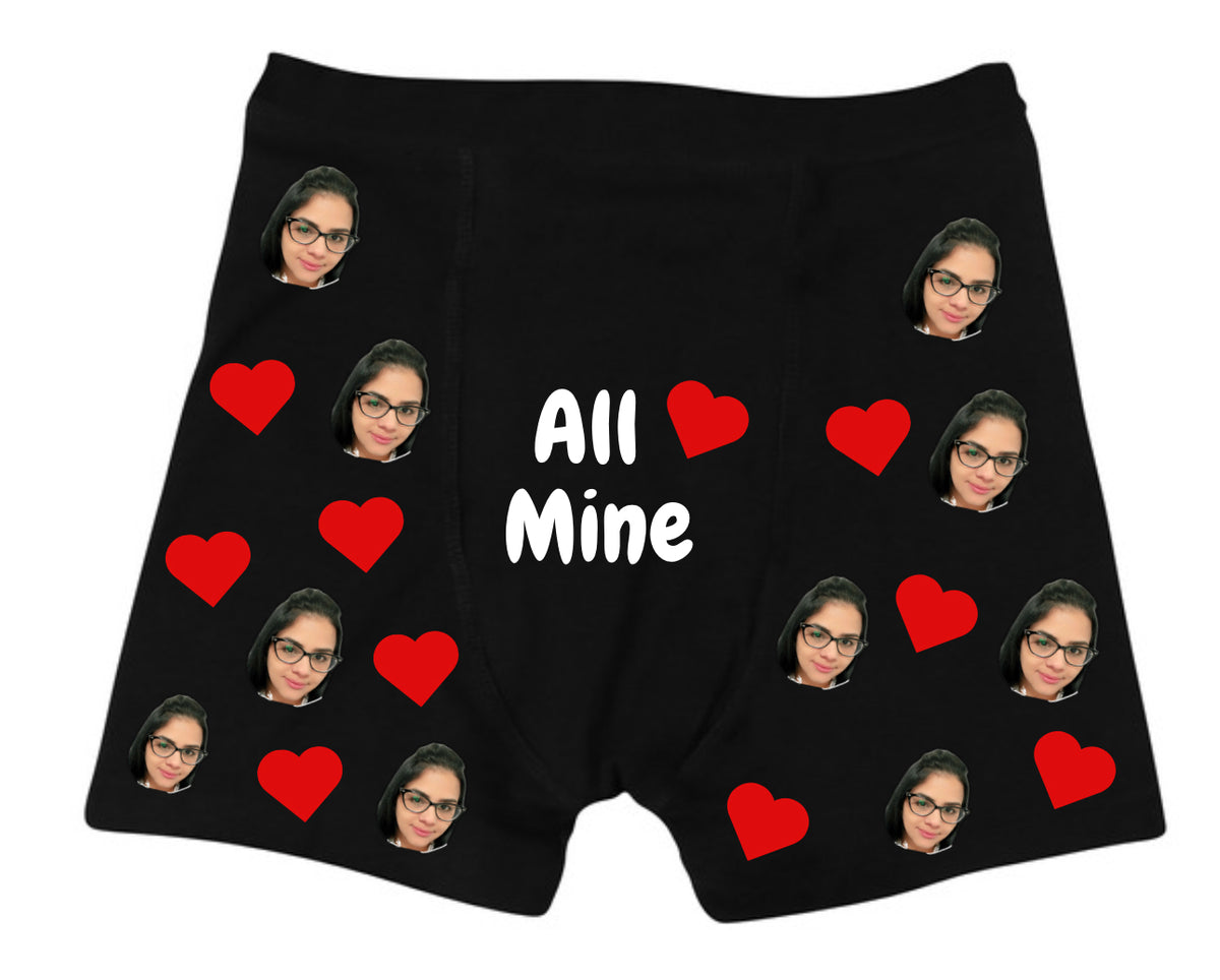 Personalized Funny Boxer Briefs – Custom Gift for Couples
