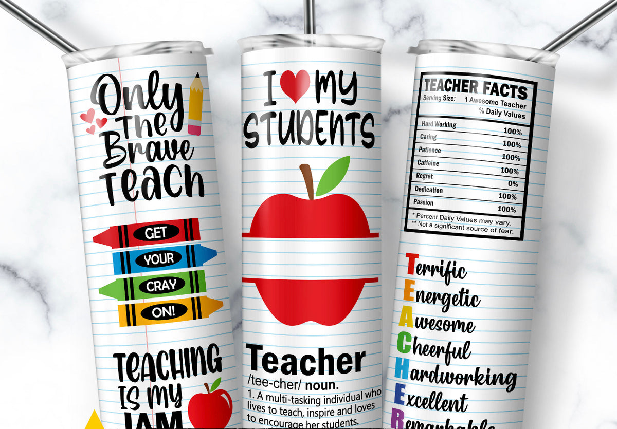 Personalized Teacher Tumbler – Custom Gift for Teachers