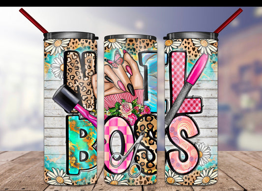 Nail Boss custom tumbler