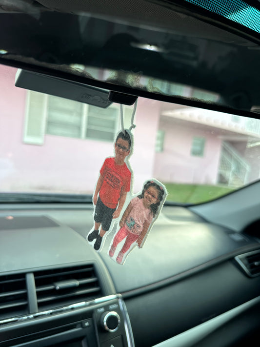 Personalized Photo Car Air Freshener – Custom Hanging Freshener