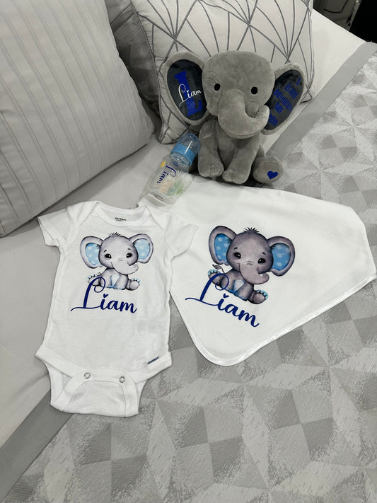 Personalized Baby Gift Basket