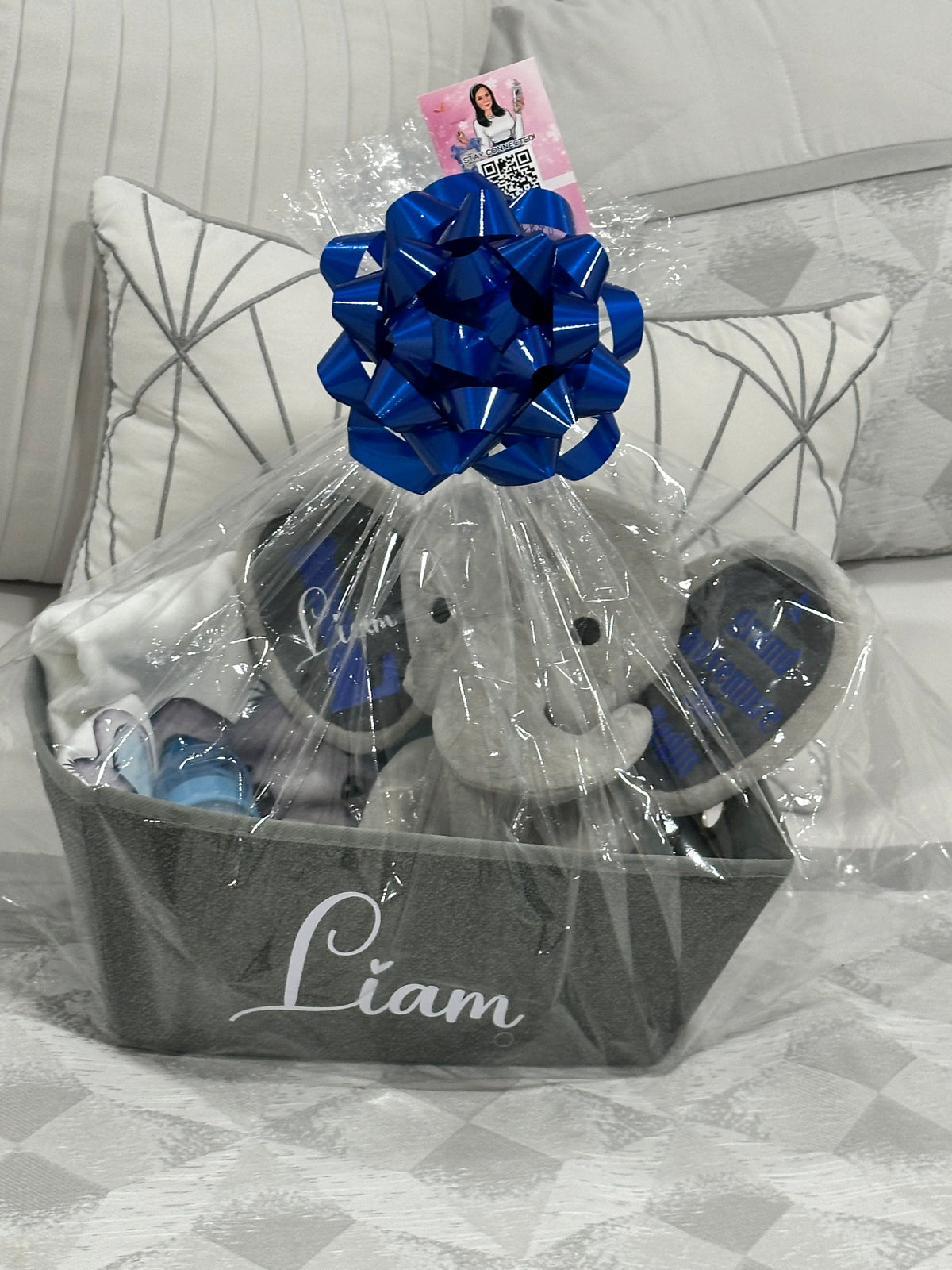 Personalized Baby Gift Basket